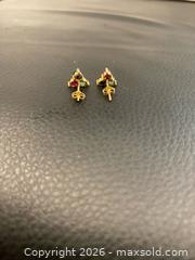 MaxSold Auction: 14k Yellow Gold Stud Earrings with Sapphire, Emerald & Ruby - Wilmot (Ontario, Canada) PARTNER MANAGED Estate Sale Online Auction - Summit Crescent