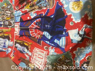 MaxSold Auction: 1980s Vintage Star Wars Return of the Jedi Red Cotton Blend Dress - Wilmot (Ontario, Canada) PARTNER MANAGED Estate Sale Online Auction - Summit Crescent