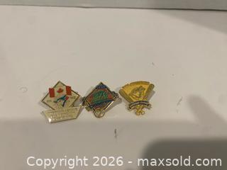 MaxSold Auction: 1992 Toronto Blue Jays Lapel Pins (3) - Wilmot (Ontario, Canada) PARTNER MANAGED Estate Sale Online Auction - Summit Crescent
