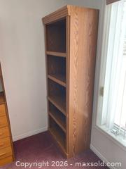 MaxSold Auction: 2 Sauder Bookcases, Medium Oak, 77.5" H x 30" W x 16.5" D - Wilmot (Ontario, Canada) PARTNER MANAGED Estate Sale Online Auction - Summit Crescent