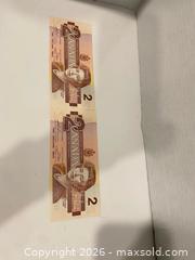 MaxSold Auction: 2 sets of sequential Canadian $1 and $2 Notes - Wilmot (Ontario, Canada) PARTNER MANAGED Estate Sale Online Auction - Summit Crescent