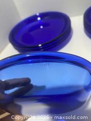 MaxSold Auction: Arcoroc Cobalt Blue Glass Side Plates, Set of 8 - Wilmot (Ontario, Canada) PARTNER MANAGED Estate Sale Online Auction - Summit Crescent