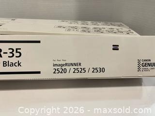 MaxSold Auction: Canon GPR-35 Black Toner Cartridge (3 Pack) - Wilmot (Ontario, Canada) PARTNER MANAGED Estate Sale Online Auction - Summit Crescent