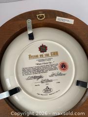 MaxSold Auction: Christian Bell Porcelain Trains Decorative Plate (Framed) - Wilmot (Ontario, Canada) PARTNER MANAGED Estate Sale Online Auction - Summit Crescent