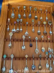 MaxSold Auction: Collectible Souvenir Spoons with Wooden Display Case - Wilmot (Ontario, Canada) PARTNER MANAGED Estate Sale Online Auction - Summit Crescent