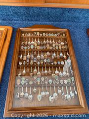 MaxSold Auction: Collectible Souvenir Spoons with Wooden Display Case #2 - Wilmot (Ontario, Canada) PARTNER MANAGED Estate Sale Online Auction - Summit Crescent