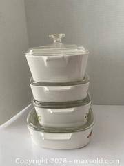 MaxSold Auction: CorningWare Nested Casserole Dish Set with Pyrex Glass Lids - Wilmot (Ontario, Canada) PARTNER MANAGED Estate Sale Online Auction - Summit Crescent