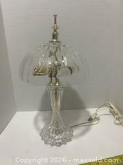 MaxSold Auction: Crystal Cut Glass Table Lamp Art Deco Vintage 17in, 2 Sockets - Wilmot (Ontario, Canada) PARTNER MANAGED Estate Sale Online Auction - Summit Crescent