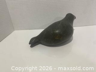 MaxSold Auction: Dark Green Soapstone Seal Sculpture / Figurine - Wilmot (Ontario, Canada) PARTNER MANAGED Estate Sale Online Auction - Summit Crescent