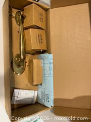 MaxSold Auction: Emtek Saratoga (4410) Polished Brass Entry Set with Deadbolt - Wilmot (Ontario, Canada) PARTNER MANAGED Estate Sale Online Auction - Summit Crescent