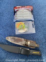 MaxSold Auction: Fishing Tackle Lot with Assorted Lures, Hooks & Tackle Box - Wilmot (Ontario, Canada) PARTNER MANAGED Estate Sale Online Auction - Summit Crescent