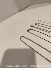 MaxSold Auction: Lot of 5 Sterling Silver Necklaces - Wilmot (Ontario, Canada) PARTNER MANAGED Estate Sale Online Auction - Summit Crescent