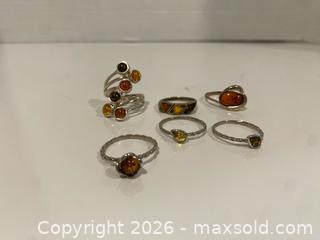 MaxSold Auction: Lot of 6 Sterling Silver Rings - Wilmot (Ontario, Canada) PARTNER MANAGED Estate Sale Online Auction - Summit Crescent