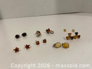 MaxSold Auction: Lot of 7 Sterling Silver Earrings - Wilmot (Ontario, Canada) PARTNER MANAGED Estate Sale Online Auction - Summit Crescent