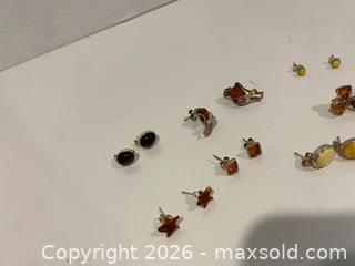 MaxSold Auction: Lot of 7 Sterling Silver Earrings - Wilmot (Ontario, Canada) PARTNER MANAGED Estate Sale Online Auction - Summit Crescent