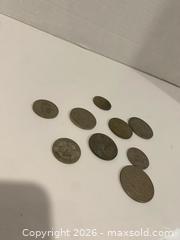 MaxSold Auction: Lot of 9 British Coins (Half Crown, Crown, Shilling, Florin) - Wilmot (Ontario, Canada) PARTNER MANAGED Estate Sale Online Auction - Summit Crescent