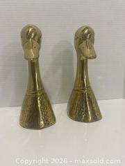 MaxSold Auction: Mid-Century Brass Bookends Pair, 10 in. Tall - Wilmot (Ontario, Canada) PARTNER MANAGED Estate Sale Online Auction - Summit Crescent