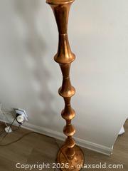 MaxSold Auction: Mid-Century Copper Floor Lamp with Single Bulb Socket - Wilmot (Ontario, Canada) PARTNER MANAGED Estate Sale Online Auction - Summit Crescent