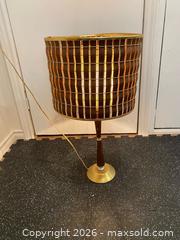 MaxSold Auction: Mid-Century Modern Metal and Wood Table Lamp - Wilmot (Ontario, Canada) PARTNER MANAGED Estate Sale Online Auction - Summit Crescent