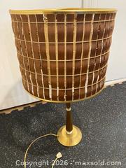 MaxSold Auction: Mid-Century Modern Metal and Wood Table Lamp - Wilmot (Ontario, Canada) PARTNER MANAGED Estate Sale Online Auction - Summit Crescent