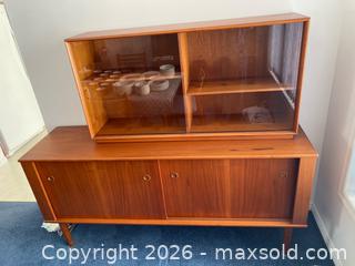 MaxSold Auction: Mid-Century Modern Teak Buffet with Removable Teak Top Hutch - Wilmot (Ontario, Canada) PARTNER MANAGED Estate Sale Online Auction - Summit Crescent