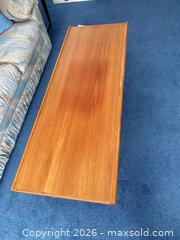 MaxSold Auction: Mid-Century Modern Teak Coffee Table, Large (over 50 in.) - Wilmot (Ontario, Canada) PARTNER MANAGED Estate Sale Online Auction - Summit Crescent