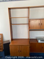 MaxSold Auction: Mid?Century Teak Modular Wall Unit with Shelves, Cabinets - Wilmot (Ontario, Canada) PARTNER MANAGED Estate Sale Online Auction - Summit Crescent