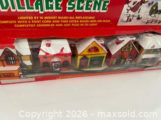 MaxSold Auction: Miniature Lighted Village Set — Christmas/Winter, Plug-In - Wilmot (Ontario, Canada) PARTNER MANAGED Estate Sale Online Auction - Summit Crescent