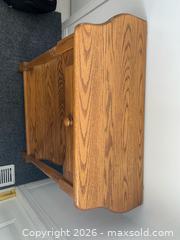 MaxSold Auction: Oak Entry Table, Honey Oak Finish - Wilmot (Ontario, Canada) PARTNER MANAGED Estate Sale Online Auction - Summit Crescent