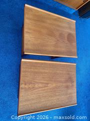 MaxSold Auction: Pair of Mid-Century Modern Teak End Tables - Wilmot (Ontario, Canada) PARTNER MANAGED Estate Sale Online Auction - Summit Crescent