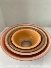 MaxSold Auction: Pyrex Glass Mixing Bowl Set, 4 Pieces - Wilmot (Ontario, Canada) PARTNER MANAGED Estate Sale Online Auction - Summit Crescent