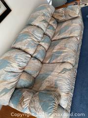 MaxSold Auction: Sears Patterned Fabric 3-Seater Sleeper Sofa, Full/Double Bed - Wilmot (Ontario, Canada) PARTNER MANAGED Estate Sale Online Auction - Summit Crescent