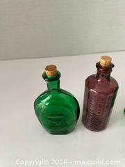 MaxSold Auction: Set of 4 Miniature Embossed Glass Decorative Bottles - Wilmot (Ontario, Canada) PARTNER MANAGED Estate Sale Online Auction - Summit Crescent