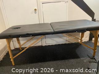 MaxSold Auction: SK Portable Massage Table, Black, Wood Frame - Wilmot (Ontario, Canada) PARTNER MANAGED Estate Sale Online Auction - Summit Crescent