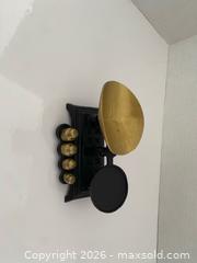 MaxSold Auction: Small Black & Gold Cast Iron Decorative Balance Scale - Wilmot (Ontario, Canada) PARTNER MANAGED Estate Sale Online Auction - Summit Crescent