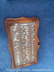 MaxSold Auction: Souvenir Spoons Collection with Wood & Glass Display Case #1 - Wilmot (Ontario, Canada) PARTNER MANAGED Estate Sale Online Auction - Summit Crescent