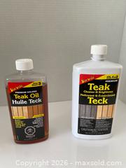 MaxSold Auction: Star brite Teak Cleaner & Brightener and Teak Oil (Lot of 2) - Wilmot (Ontario, Canada) PARTNER MANAGED Estate Sale Online Auction - Summit Crescent
