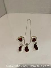 MaxSold Auction: Sterling Silver Boho Jewelry Lot, 5 Pieces — Necklaces, Pendants, Rings - Wilmot (Ontario, Canada) PARTNER MANAGED Estate Sale Online Auction - Summit Crescent