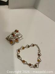 MaxSold Auction: Sterling Silver Bracelet and Brooch/Pin - Wilmot (Ontario, Canada) PARTNER MANAGED Estate Sale Online Auction - Summit Crescent