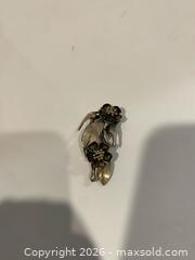 MaxSold Auction: Sterling Silver Floral Brooch Pin, Antique Patina - Wilmot (Ontario, Canada) PARTNER MANAGED Estate Sale Online Auction - Summit Crescent
