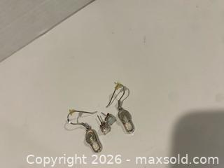MaxSold Auction: Sterling Silver Opal Stud and Flip-Flop Dangle Earrings (2 Pairs) - Wilmot (Ontario, Canada) PARTNER MANAGED Estate Sale Online Auction - Summit Crescent