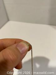 MaxSold Auction: Sterling Silver Pendant Necklace with Green Semi-Precious Stone - Wilmot (Ontario, Canada) PARTNER MANAGED Estate Sale Online Auction - Summit Crescent