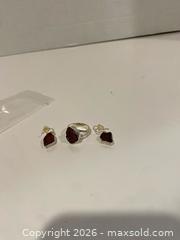 MaxSold Auction: Sterling Silver Ring and Earrings Set, Rustic Raw Stone - Wilmot (Ontario, Canada) PARTNER MANAGED Estate Sale Online Auction - Summit Crescent