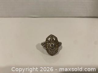 MaxSold Auction: Vintage Art Deco Sterling Silver Ring - Wilmot (Ontario, Canada) PARTNER MANAGED Estate Sale Online Auction - Summit Crescent