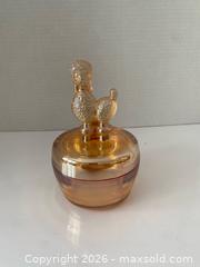 MaxSold Auction: Vintage Carnival Iridescent Glass Candy Dish with Poodle Topper - Wilmot (Ontario, Canada) PARTNER MANAGED Estate Sale Online Auction - Summit Crescent