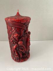 MaxSold Auction: Vintage Red Wax Candle - Made in Germany - Wilmot (Ontario, Canada) PARTNER MANAGED Estate Sale Online Auction - Summit Crescent