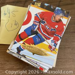 MaxSold Auction: (#1)  50 Assorted Hockey Cards - Ottawa (Ontario, Canada) SELLER MANAGED Reseller Online Auction - Canadian Shield Avenue (CONDO)