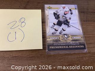 MaxSold Auction: (1) Sydney Crosby 2005-06 Upper Deck Phenomenal Beginning Rookie Card - Ottawa (Ontario, Canada) SELLER MANAGED Reseller Online Auction - Canadian Shield Avenue (CONDO)