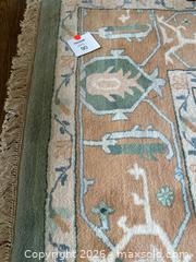 MaxSold Auction: 9 x 12 ft Oriental / Persian Area Rug, Cream Sage Blush - Alexandria (Virginia, USA) SELLER MANAGED Downsizing Online Auction - Fort Worth Avenue