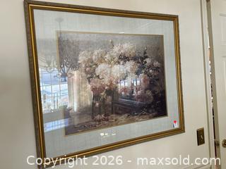 MaxSold Auction: Antique Gold/ Bronze Ornate Baroque Framed Print - Alexandria (Virginia, USA) SELLER MANAGED Downsizing Online Auction - Fort Worth Avenue